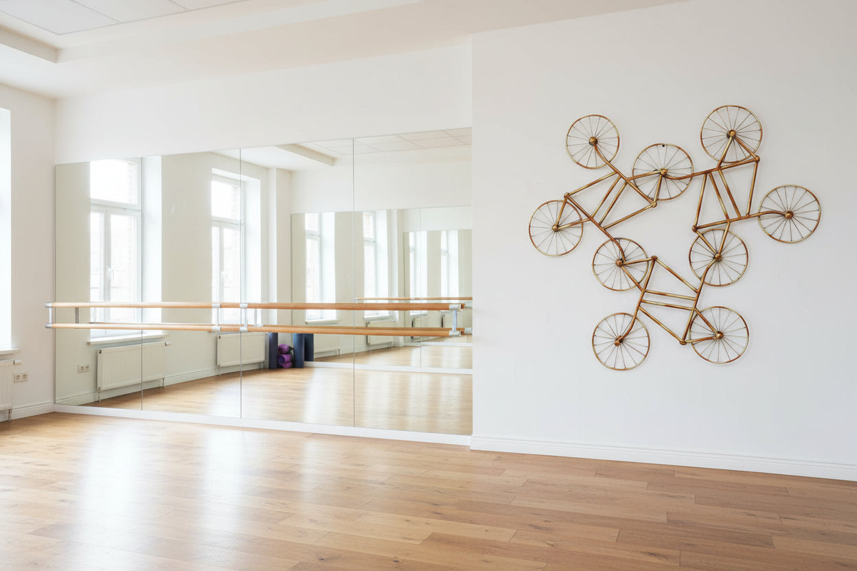 Cluster of Golden Cycles Wall Art-ArtyCraftz.com