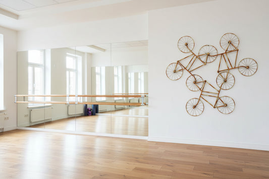 Cluster of Golden Cycles Wall Art-ArtyCraftz.com