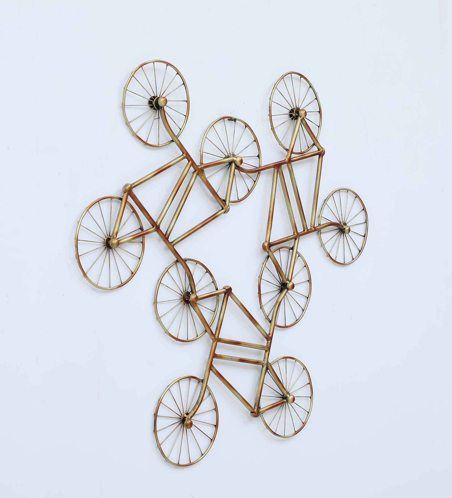 Cluster of Golden Cycles Wall Art-ArtyCraftz.com