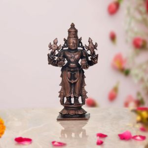 Copper Dhanvantari Idol