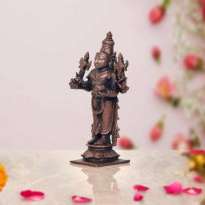 Copper Dhanvantari Idol