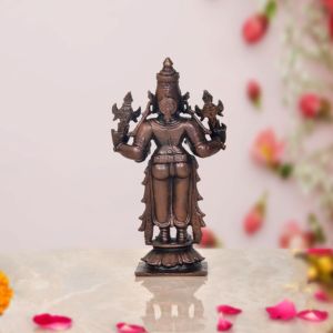 Copper Dhanvantari Idol