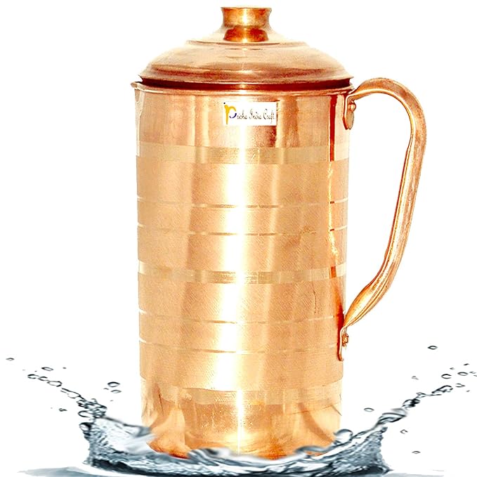 Copper Jug Pitcher, Capacity 1300 ML