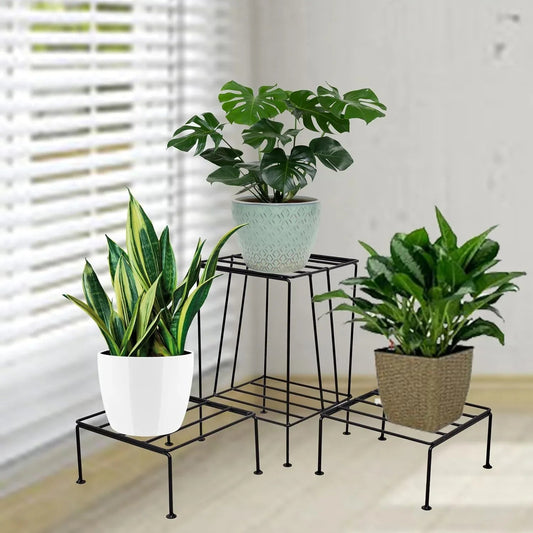 Corner Plant Pot Stand for Indoor Garden