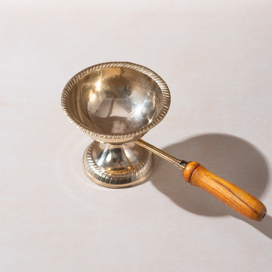 Pure Brass Dhoop Aarti, Deep, Deepak, Diya Pooja Purposes