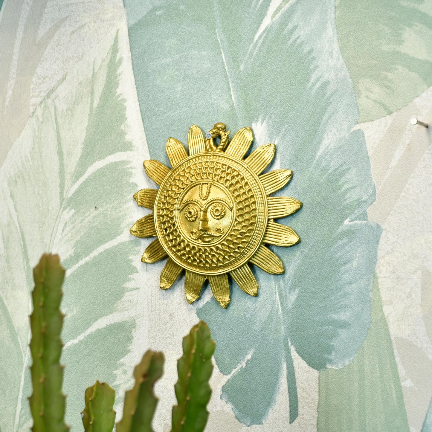 Dhokra Art Sunplate Home Decor