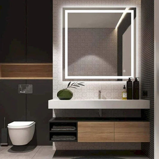 Mirror LED Light with Sensor with Adjustable White Daylight