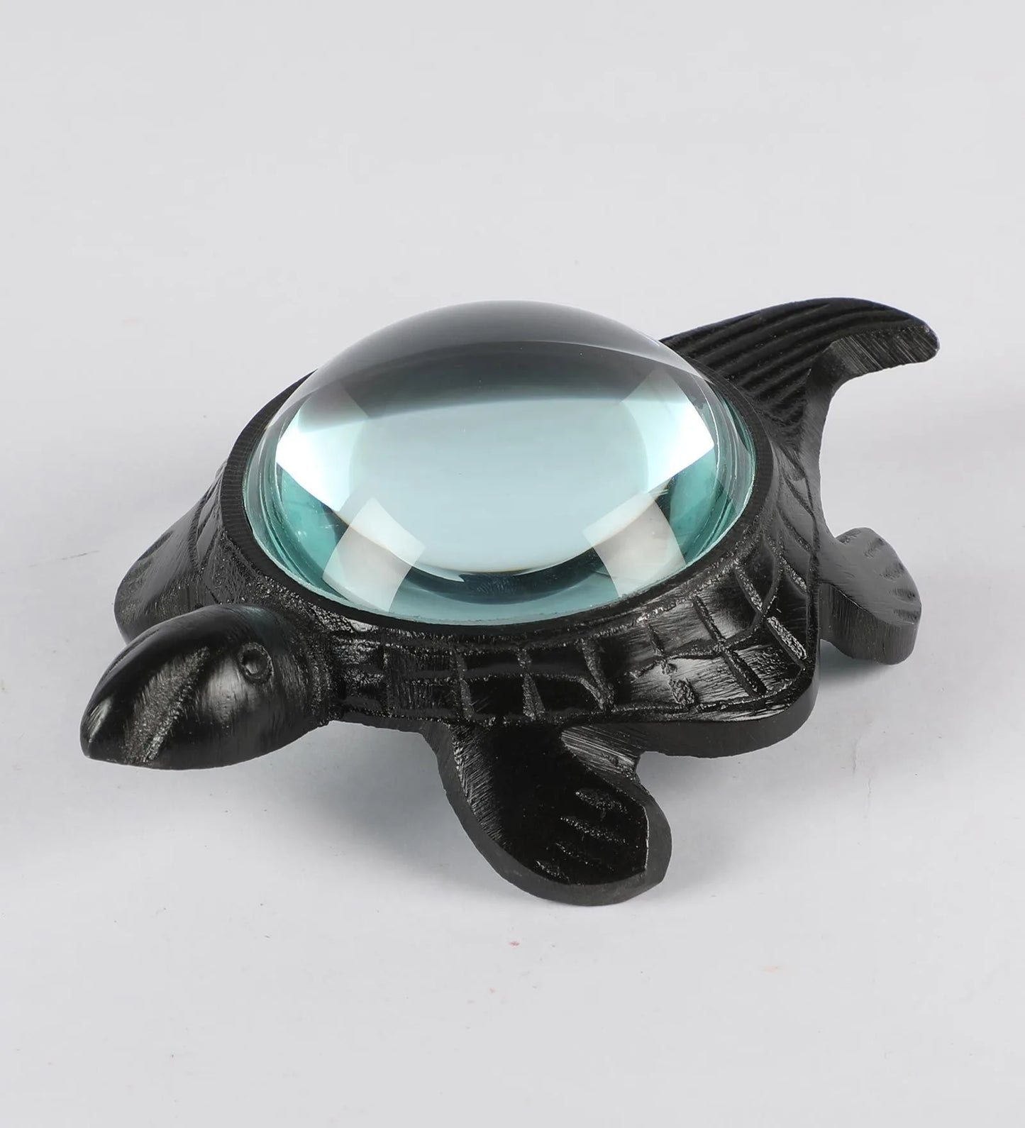 Decorative Turtle Magnifying Glass Showpiece-ArtyCraftz.com