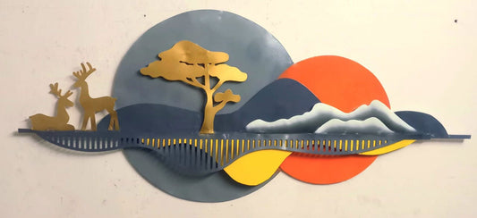 Decorative landacpe Metal WallArt for Home and Office - ArtyCraftz.com