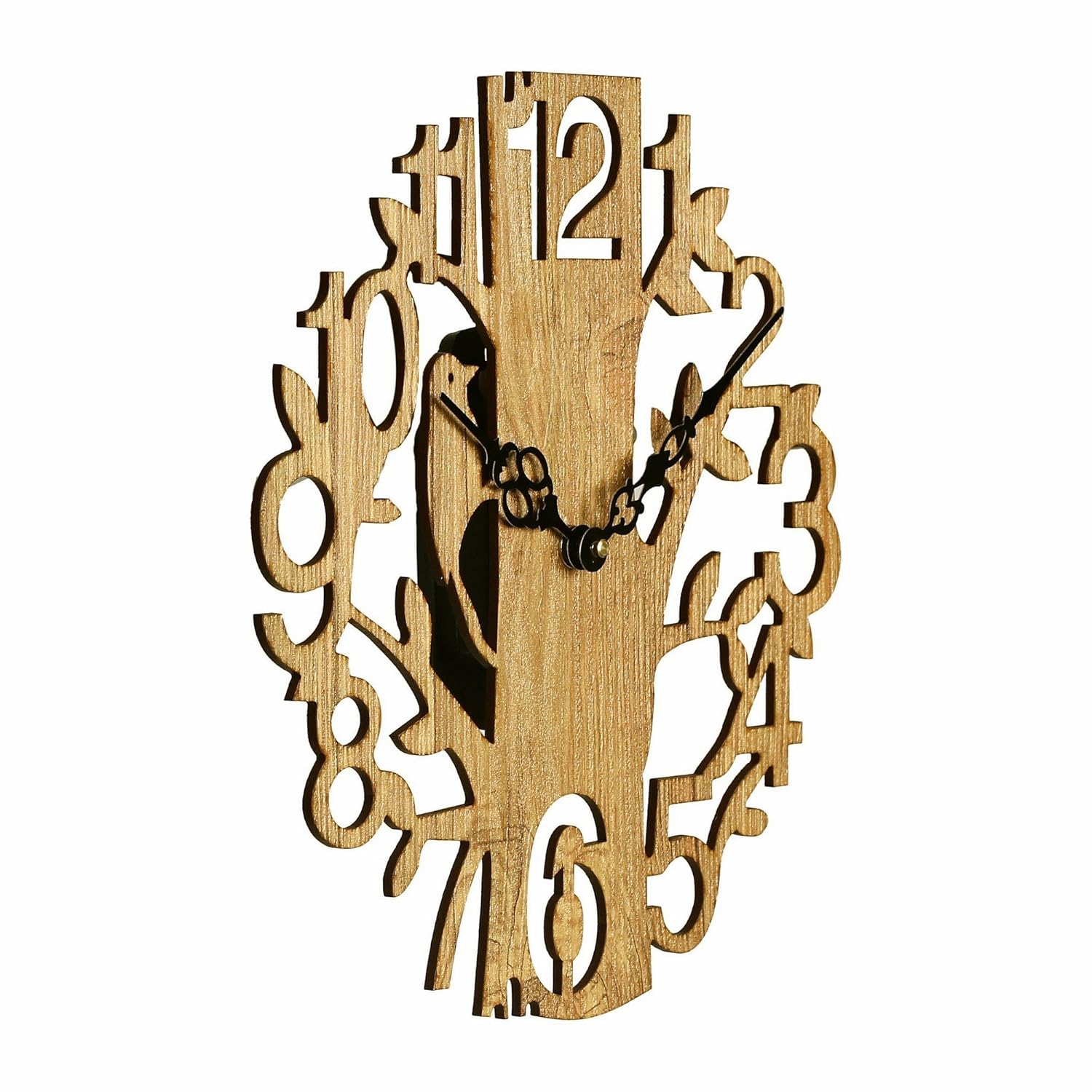 Designer Wooden Treebird Clock