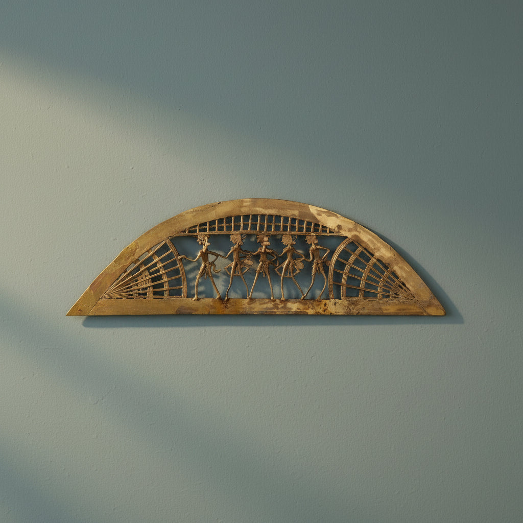 Dhokra Tribal Dancing Arch Wall Decor-ArtyCraftz.com