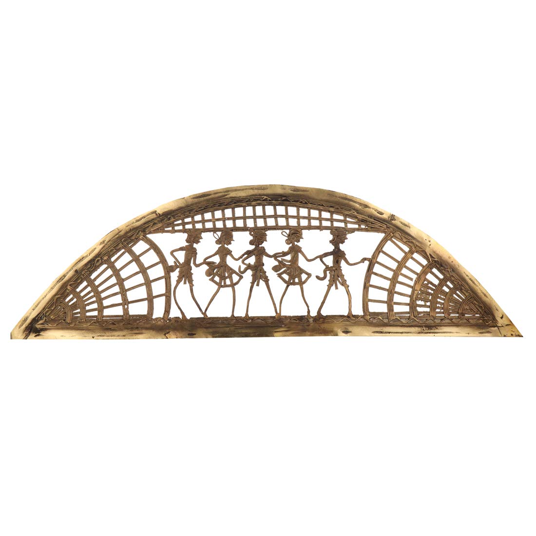 Dhokra Tribal Dancing Arch Wall Decor-ArtyCraftz.com