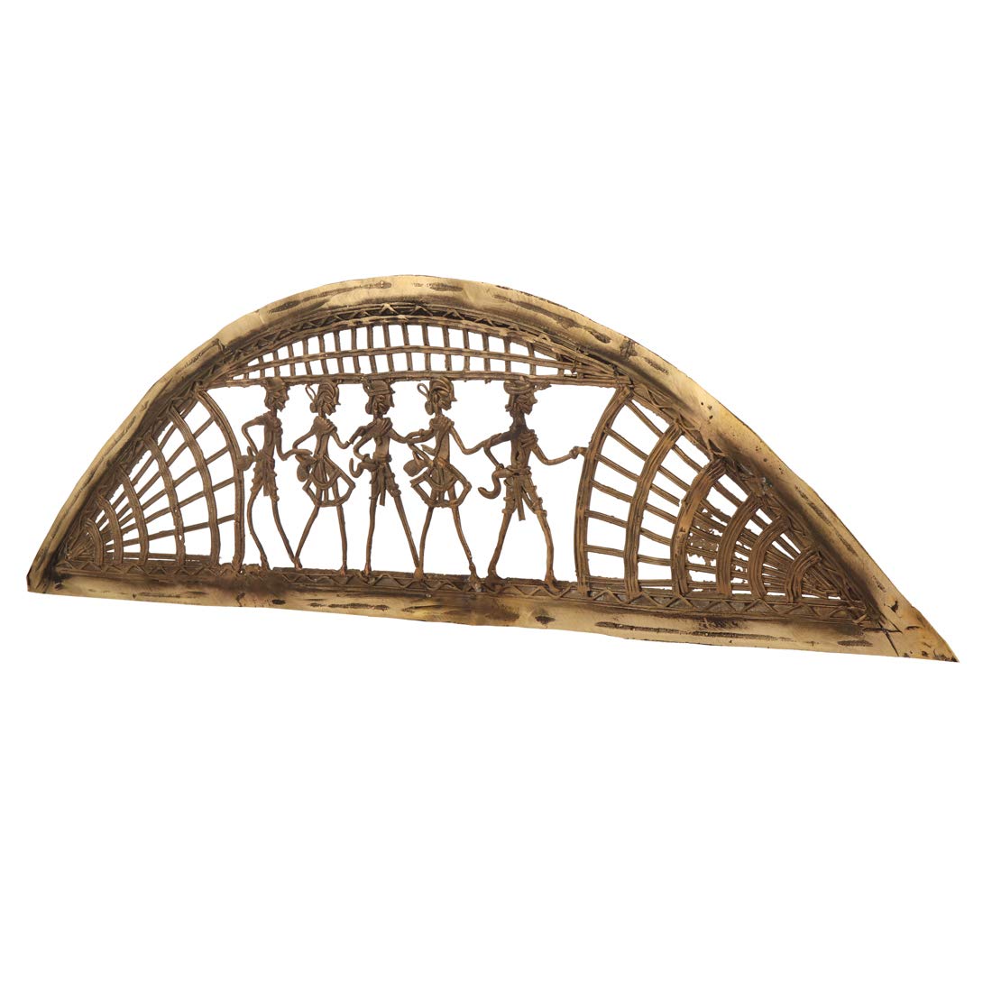 Dhokra Tribal Dancing Arch Wall Decor-ArtyCraftz.com