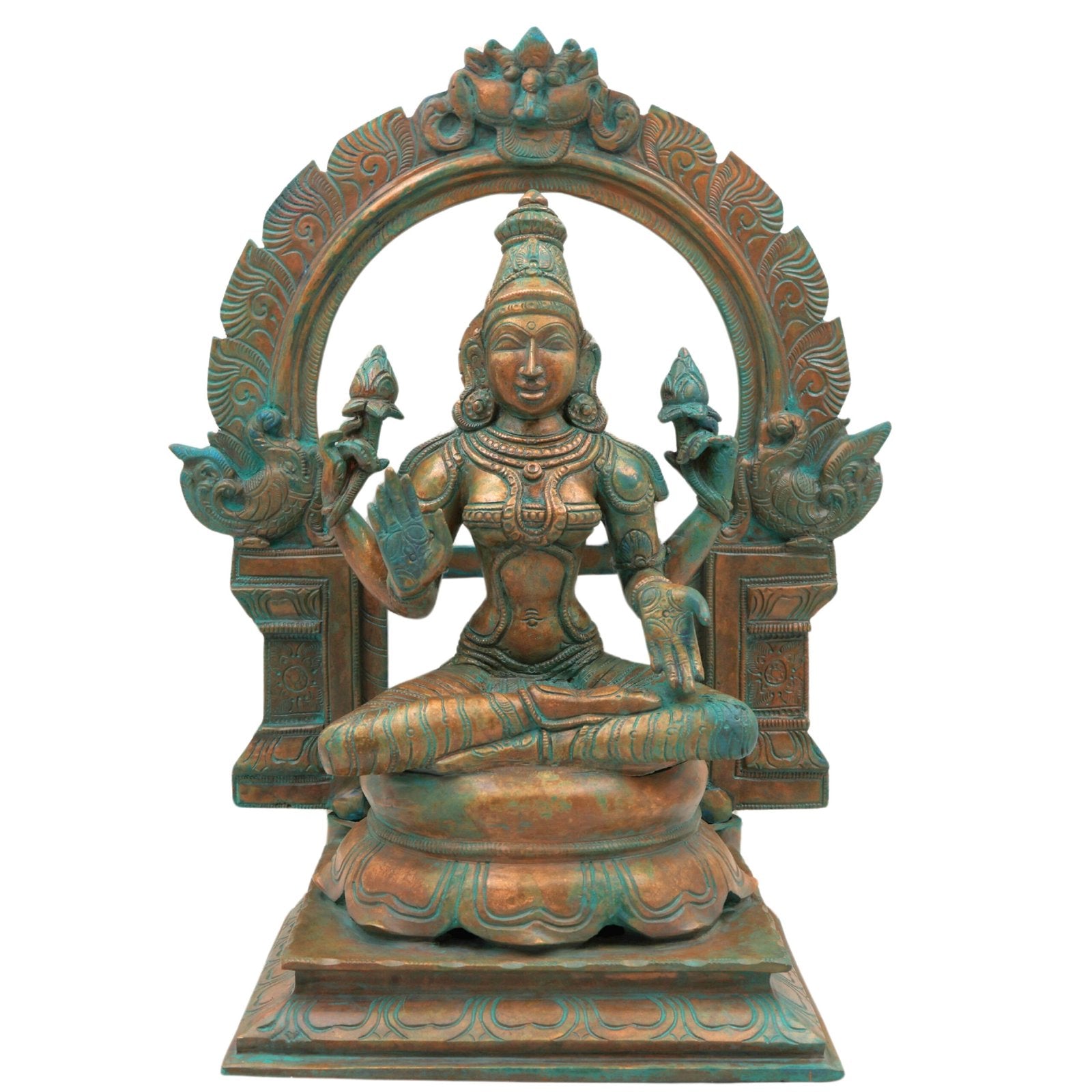Divine Panchaloha Lakshmi Statue-ArtyCraftz.com
