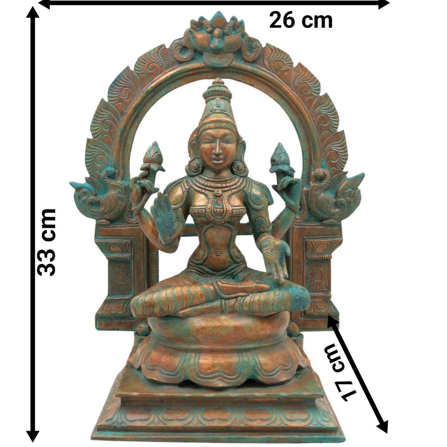 Divine Panchaloha Lakshmi Statue-ArtyCraftz.com