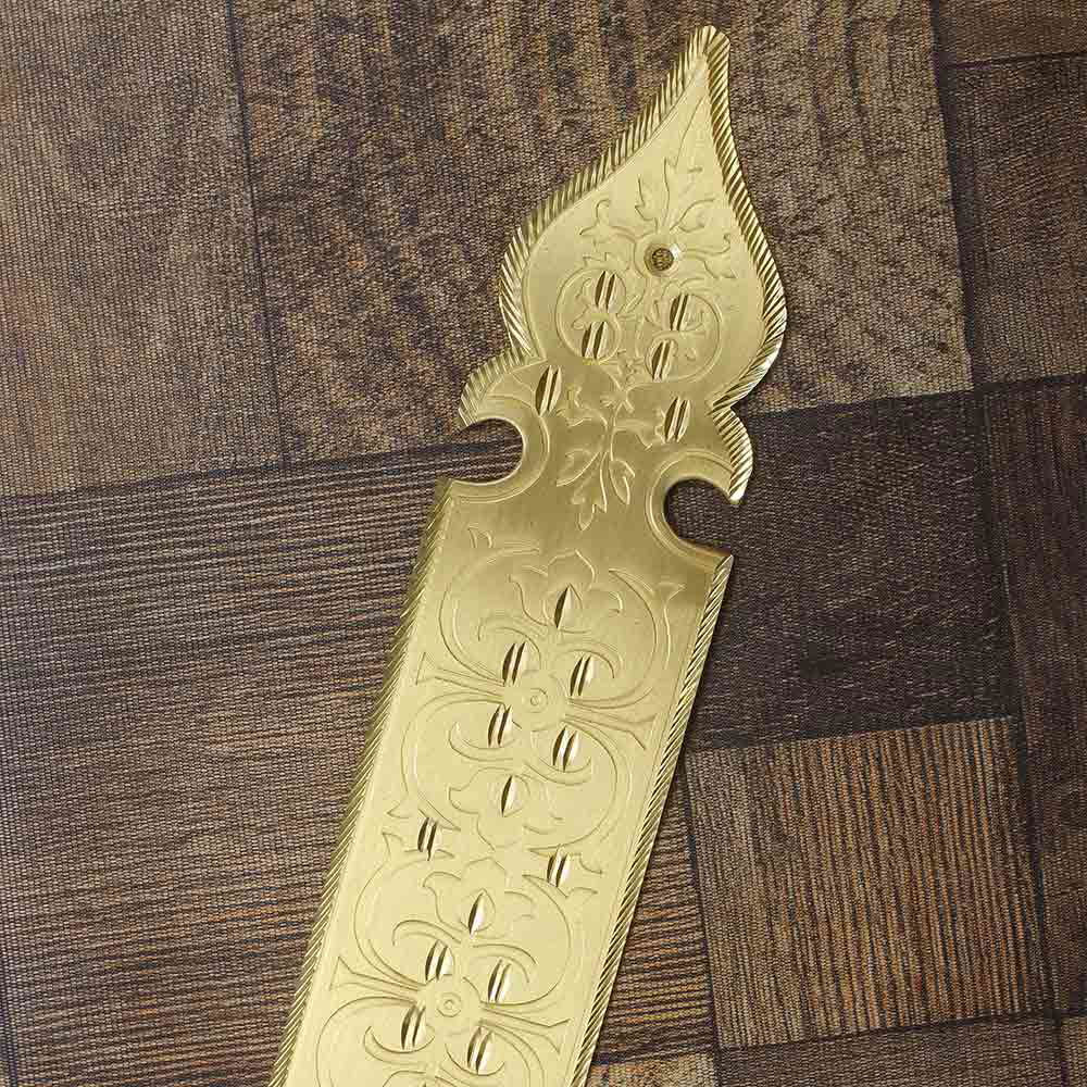 Brass Engraved Patta / Door Mending Plate - ArtyCraftz.com