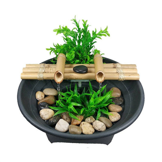 Dual Spout Bamboo Fountain - ArtyCraftz.com