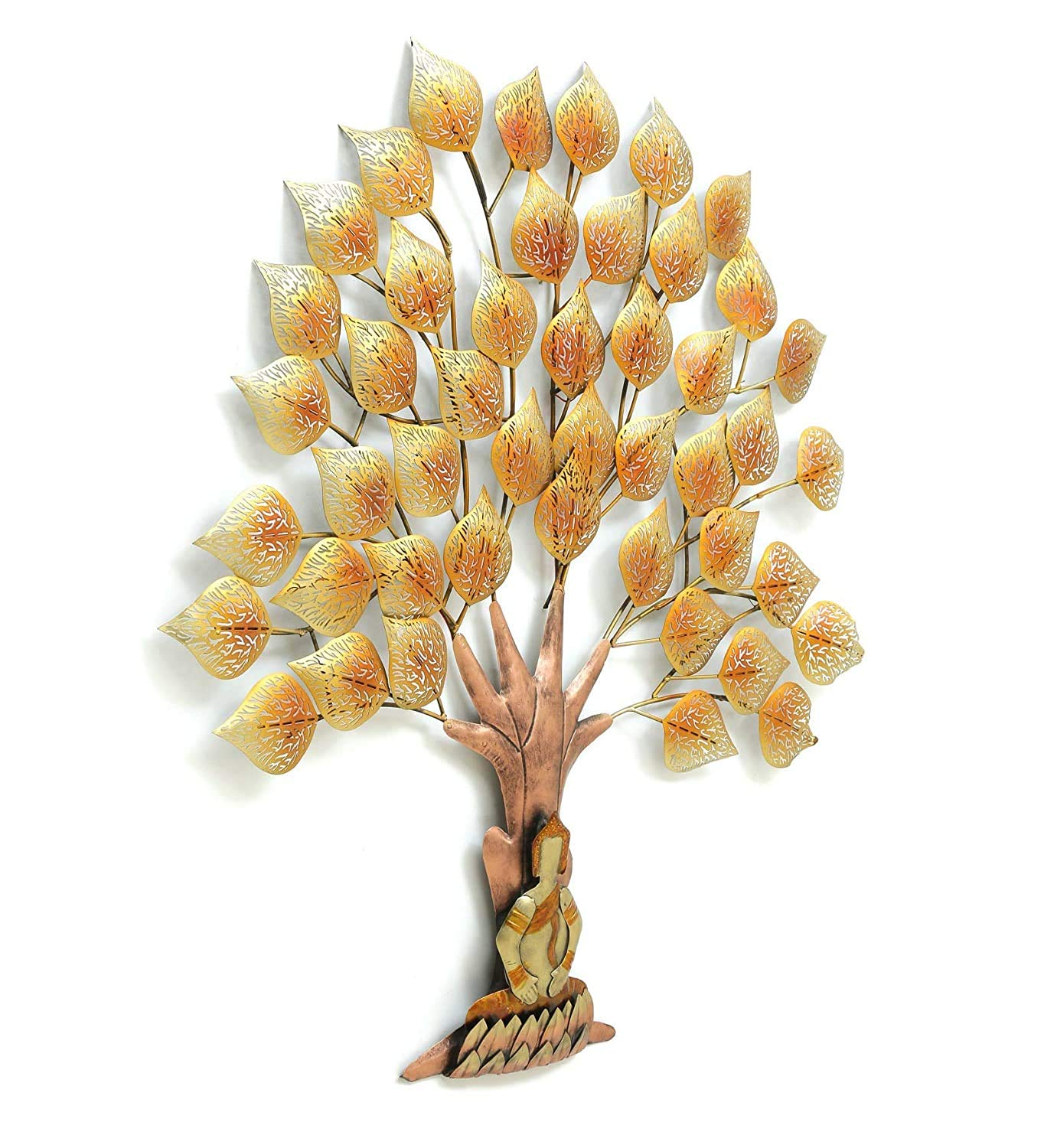 ED Tree Wall Art Buddha Metal Wall Hanging-ArtyCraftz.com