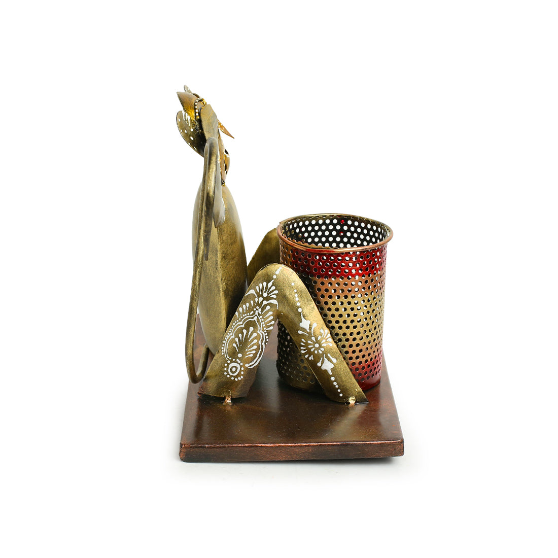 Monkey Mischiefs' Hand-Painted Pen Stand