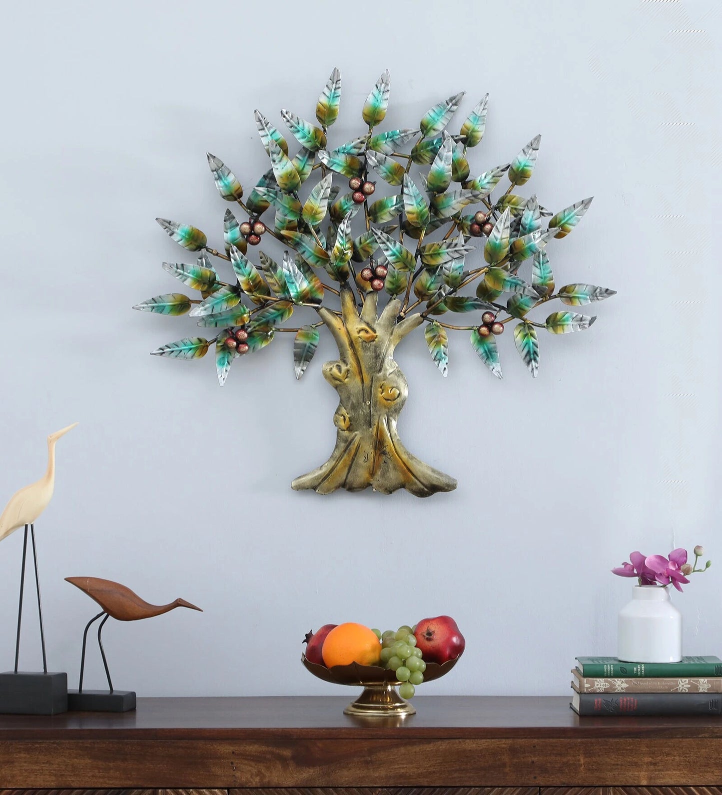 tree design iron wall art metal wall hanging-ArtyCraftz.com