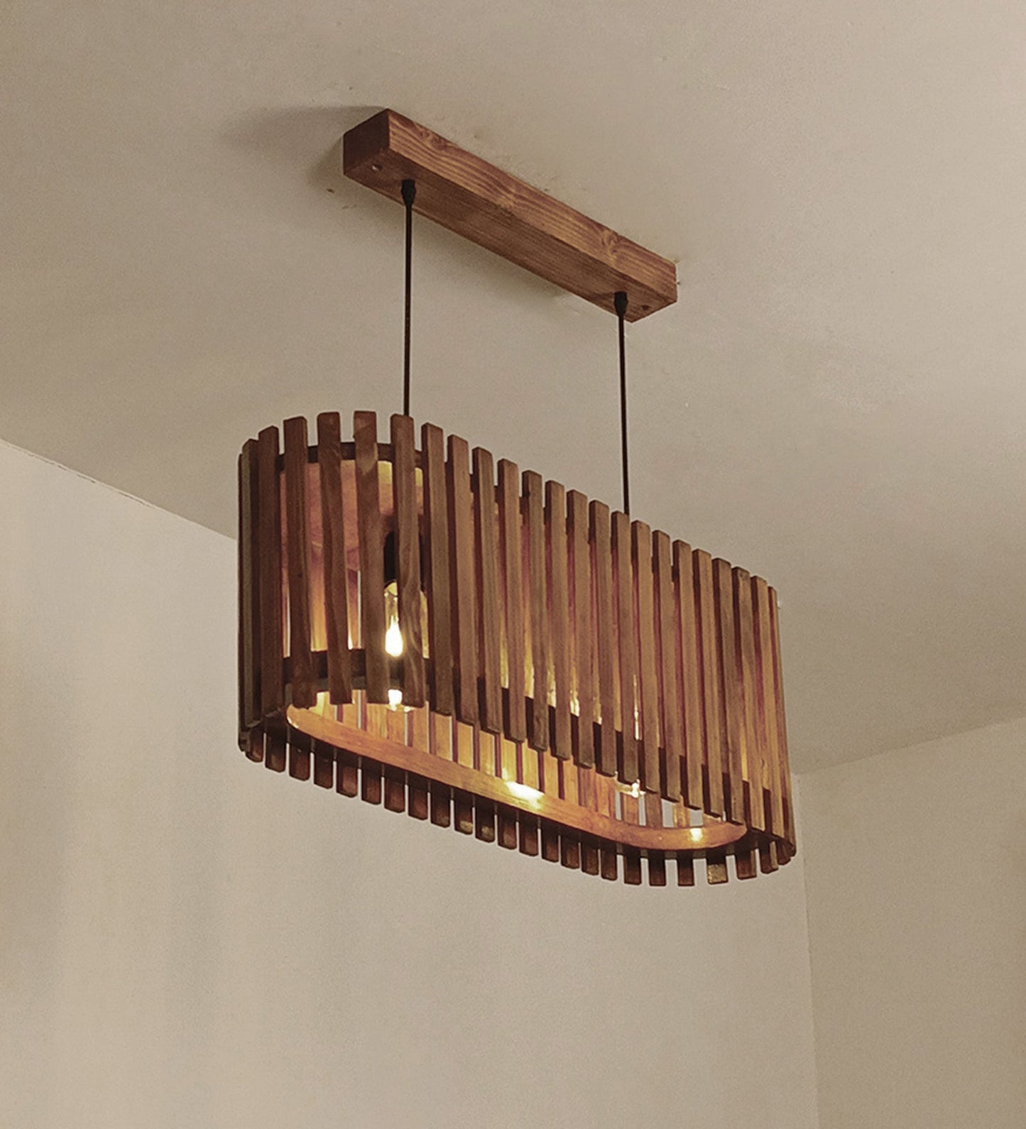 Elora 24 Centrum Wooden Hanging Lamp-ArtyCraftz.com