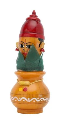 Etikoppaka Kalasam With Ammavaru Idol  - ArtyCraftz.com