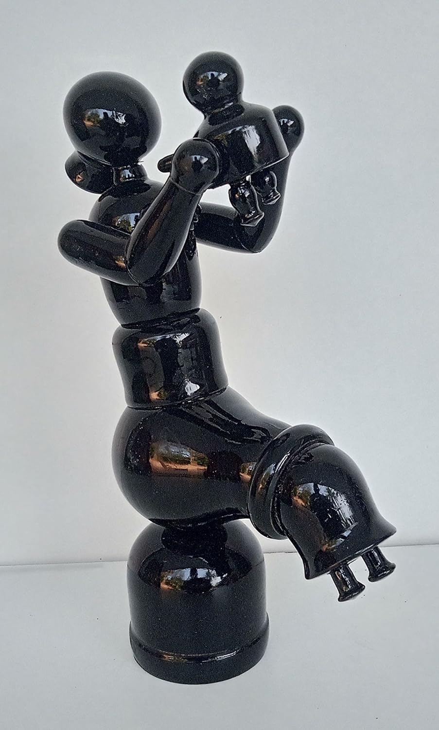 Etikoppaka Mother Carrying Child Showpiece-ArtyCraftz.com