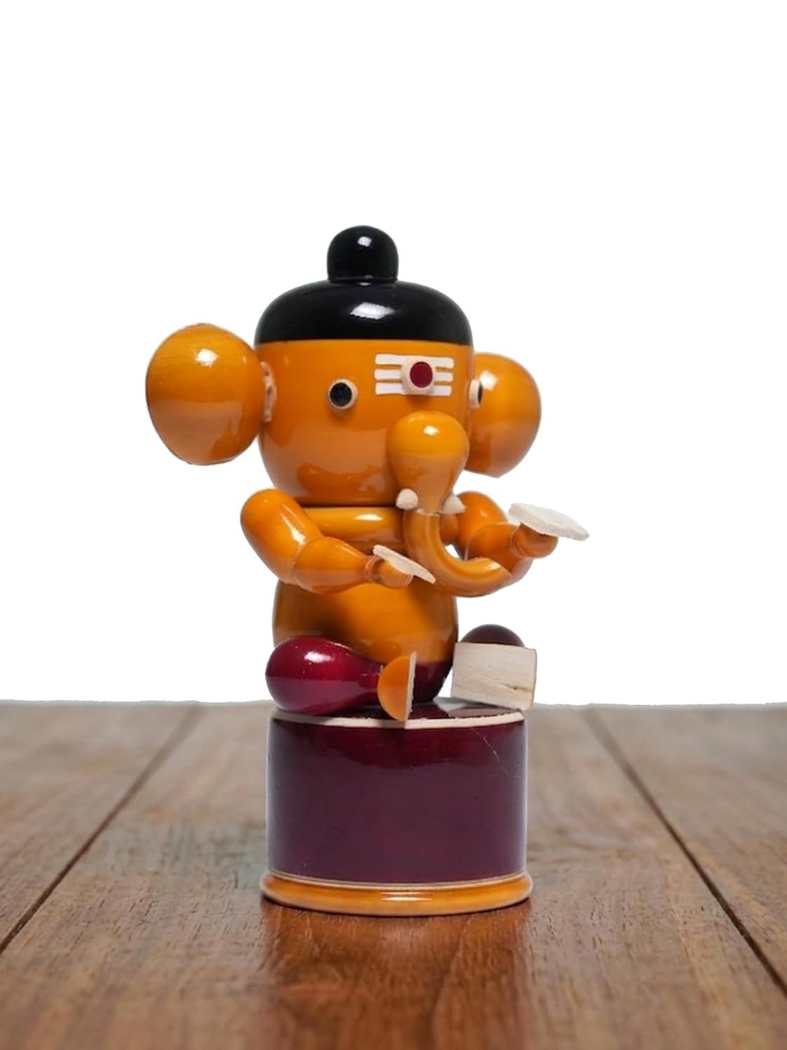 Etikoppaka Vidya Ganesh handcrafted Ankudu wood figurine-artycraftz.com