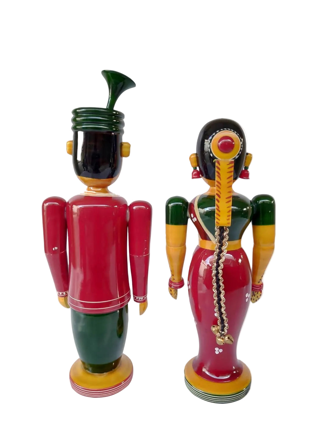 Etikoppaka Wooden Bride and Groom Set-artycraftz.com
