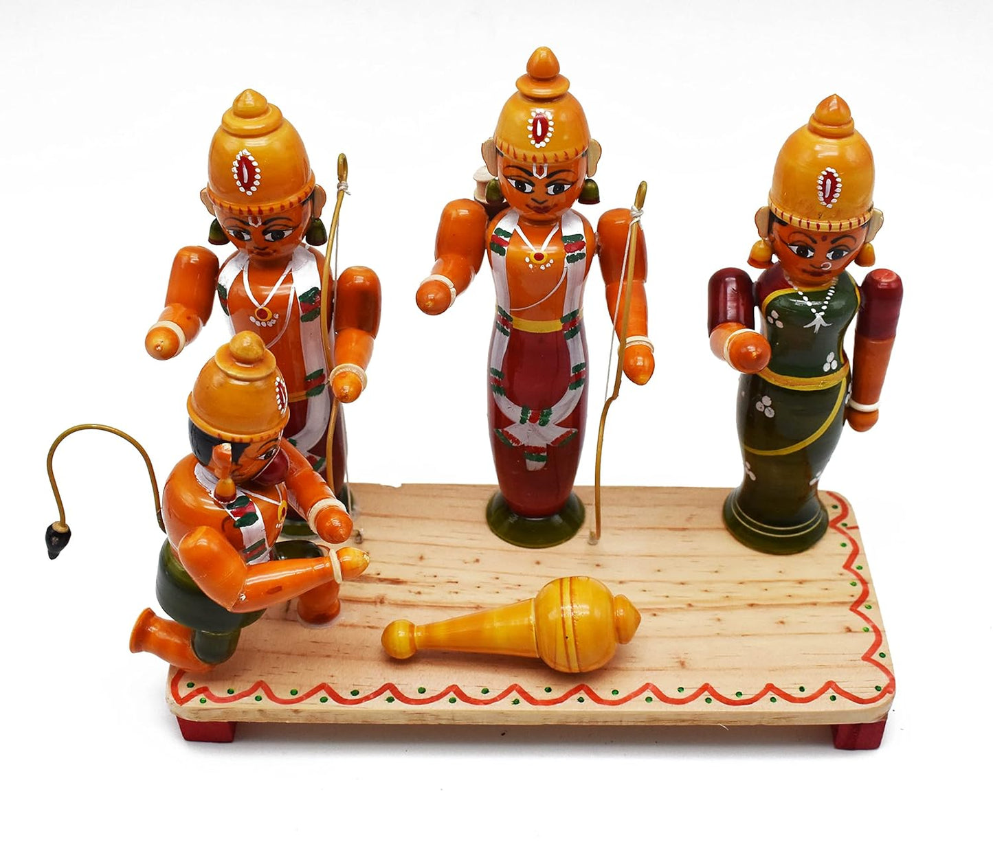 Etikoppaka Wooden Ram Darbar Set-ArtyCraftz.com