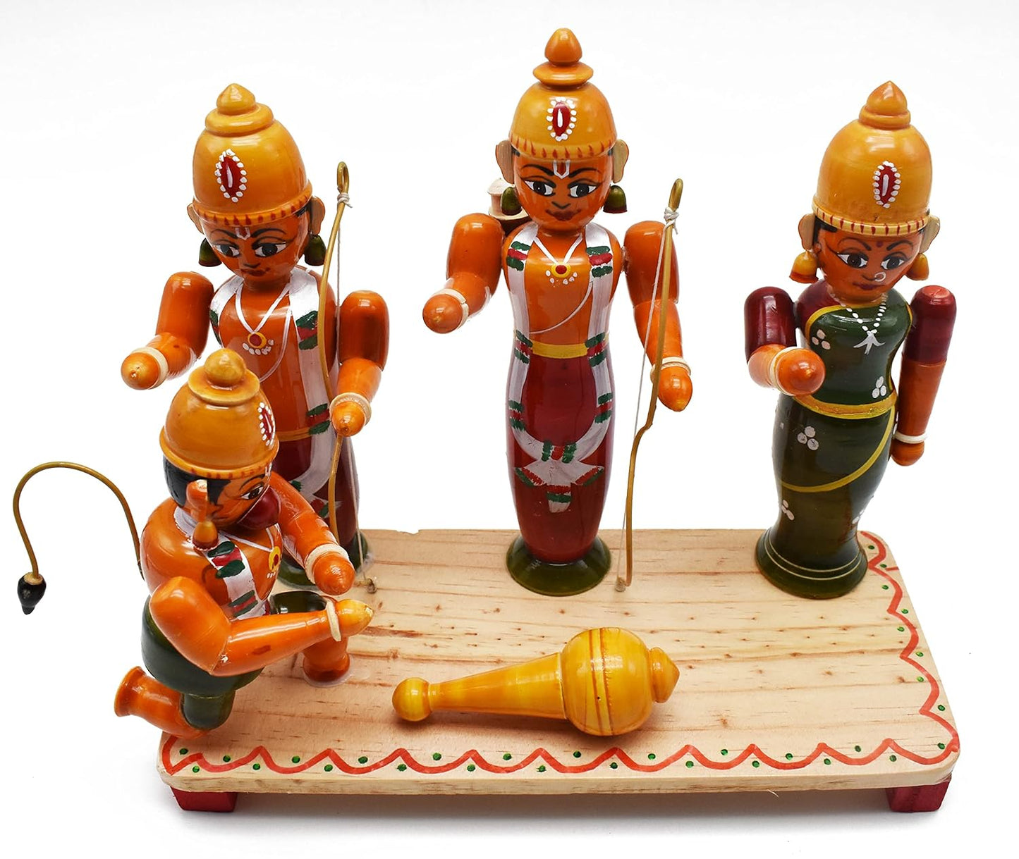 Etikoppaka Wooden Ram Darbar Set-ArtyCraftz.com