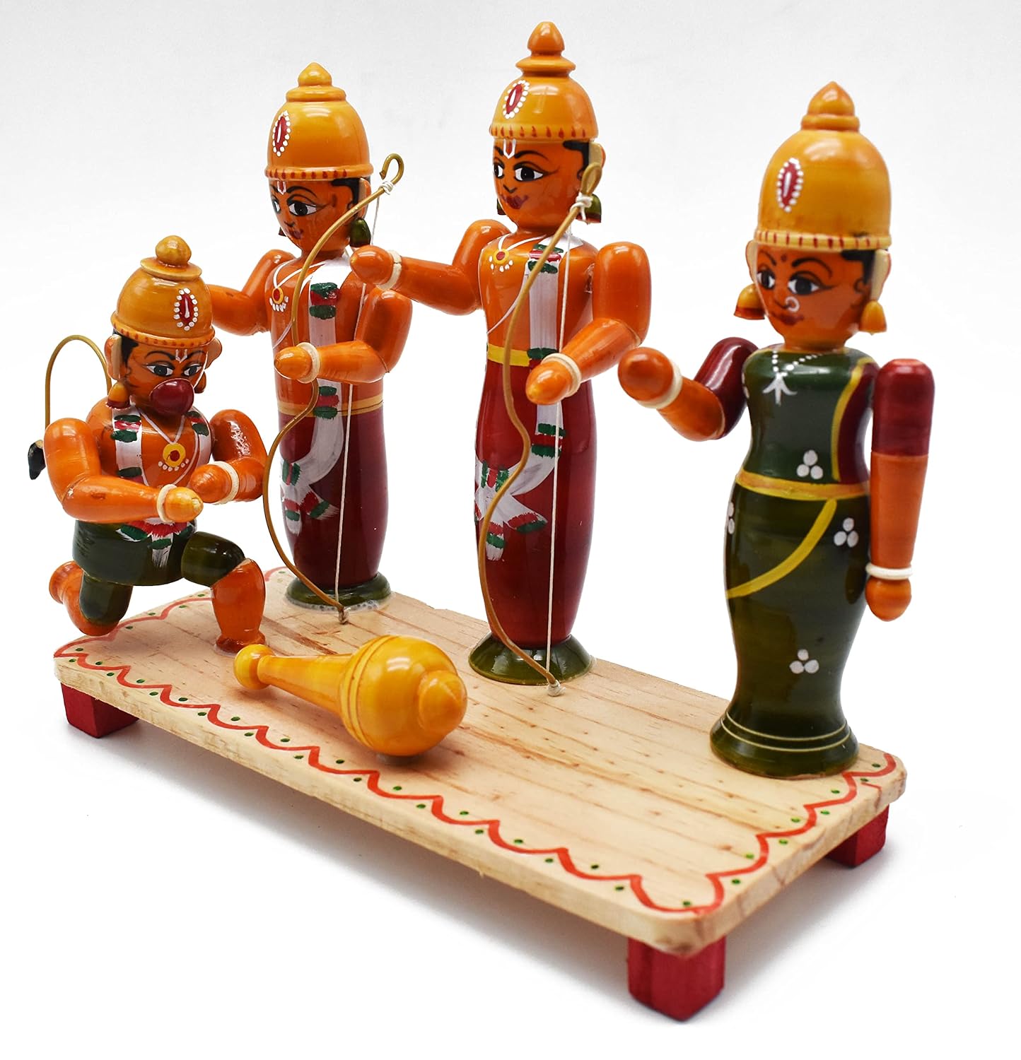 Etikoppaka Wooden Ram Darbar Set