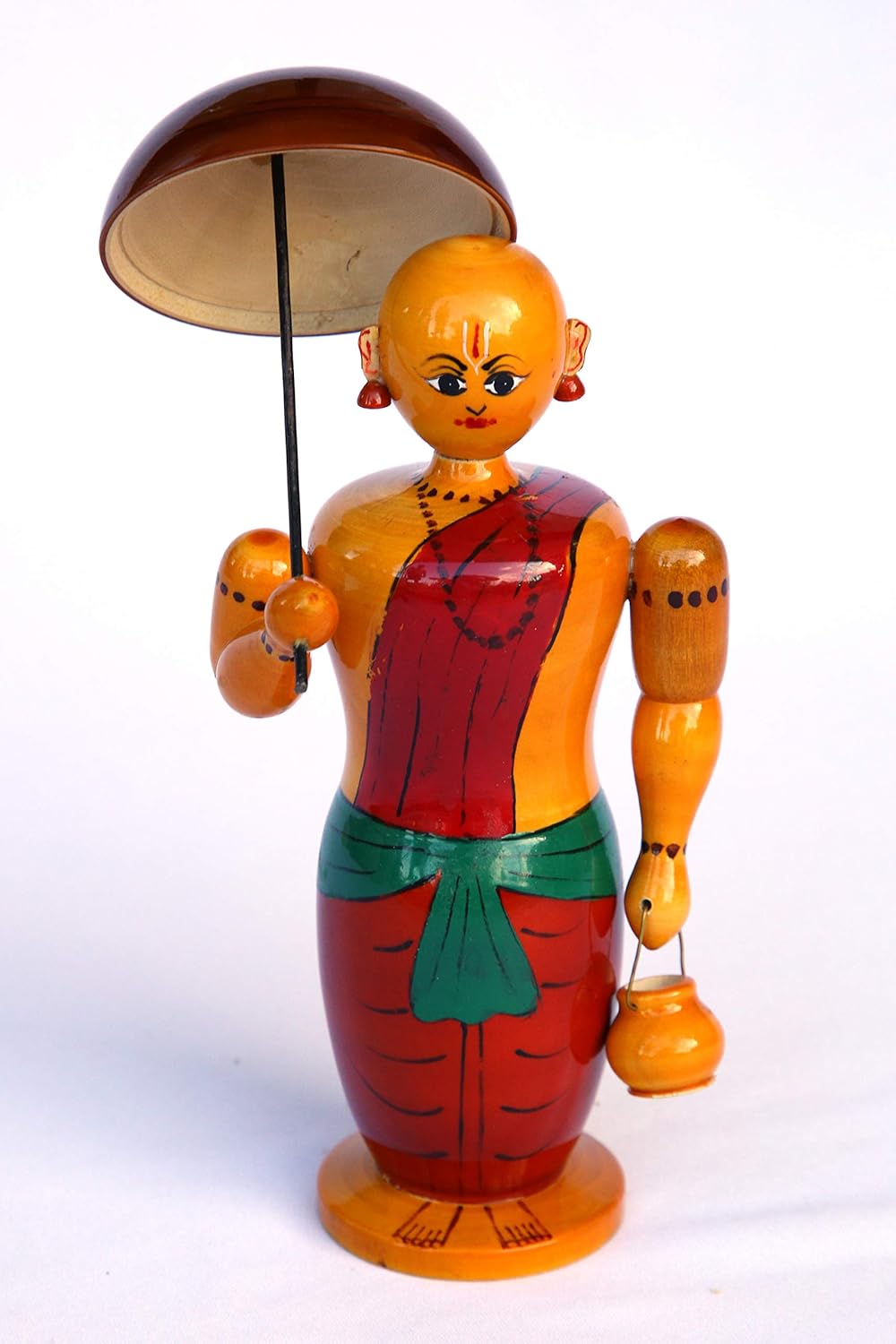 Etikoppaka Wooden Vamana Idol-ArtyCraftz.com