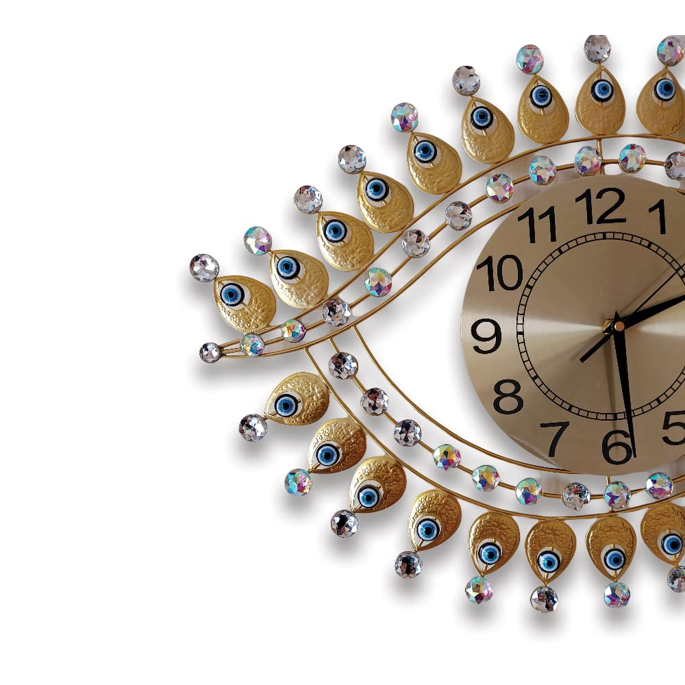 Evil Eye Decorative Wall Clock-ArtyCraftz.com