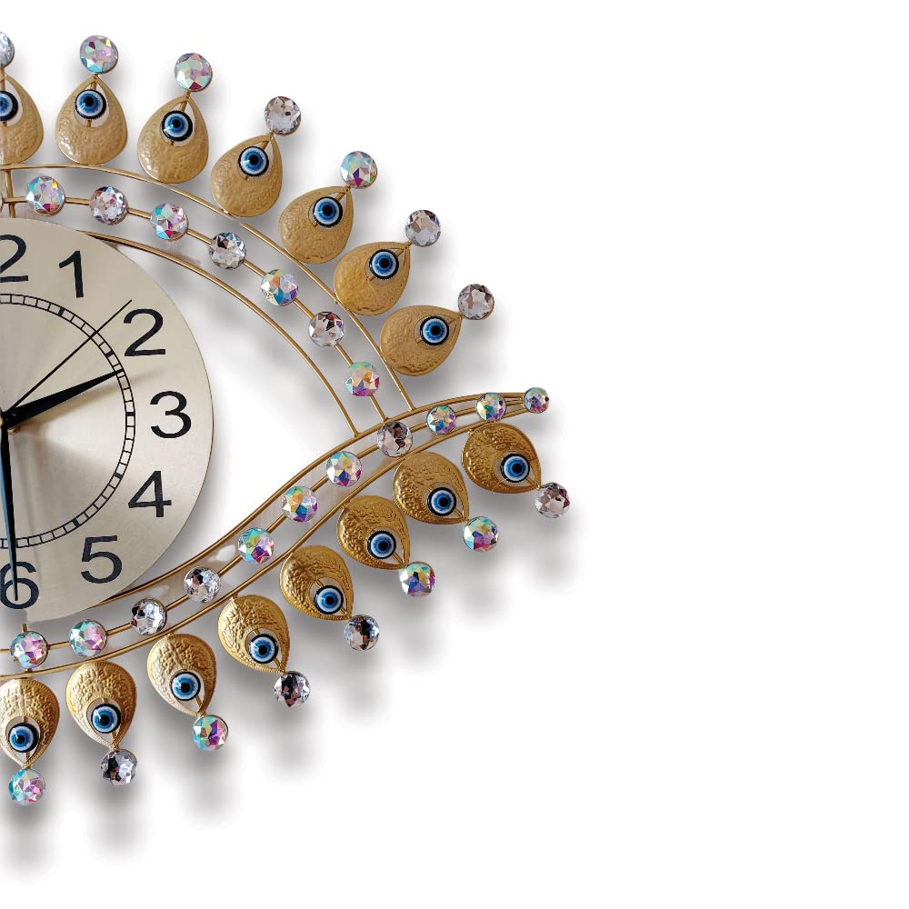 Evil Eye Decorative Wall Clock-ArtyCraftz.com