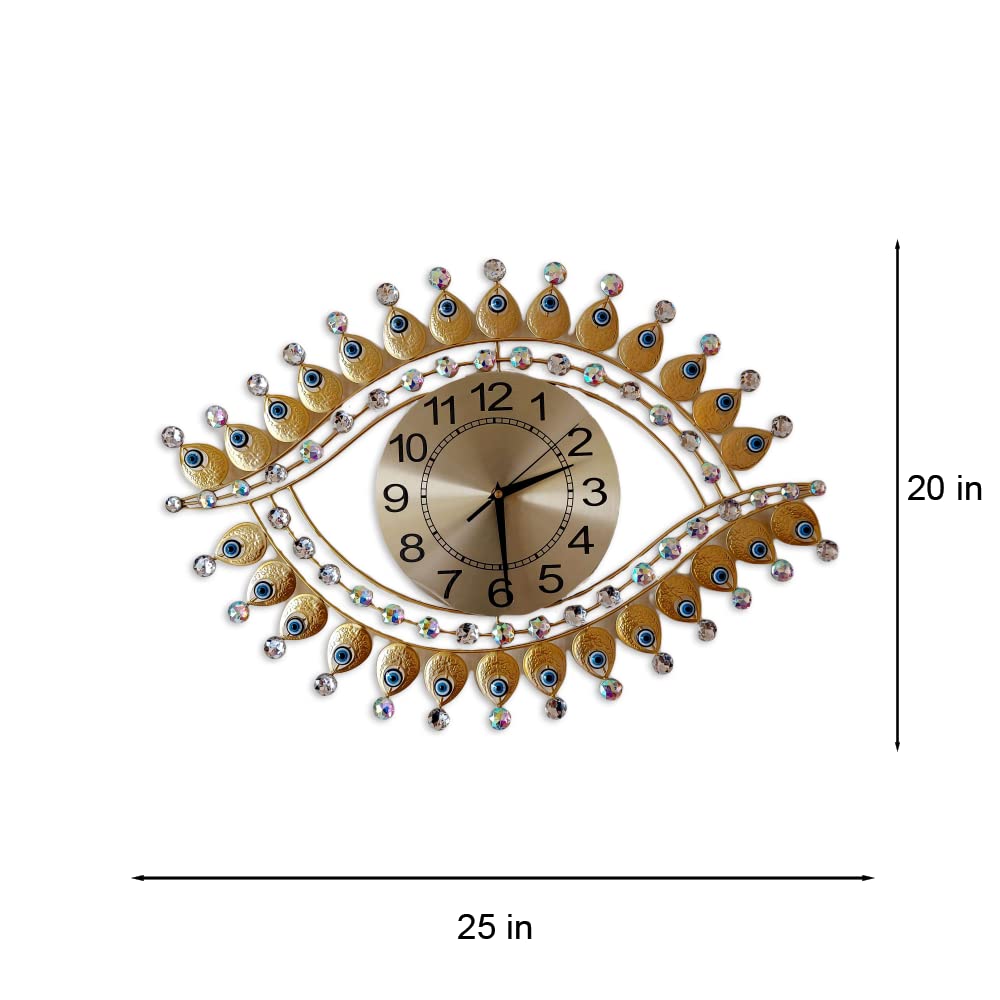 Evil Eye Decorative Wall Clock-ArtyCraftz.com