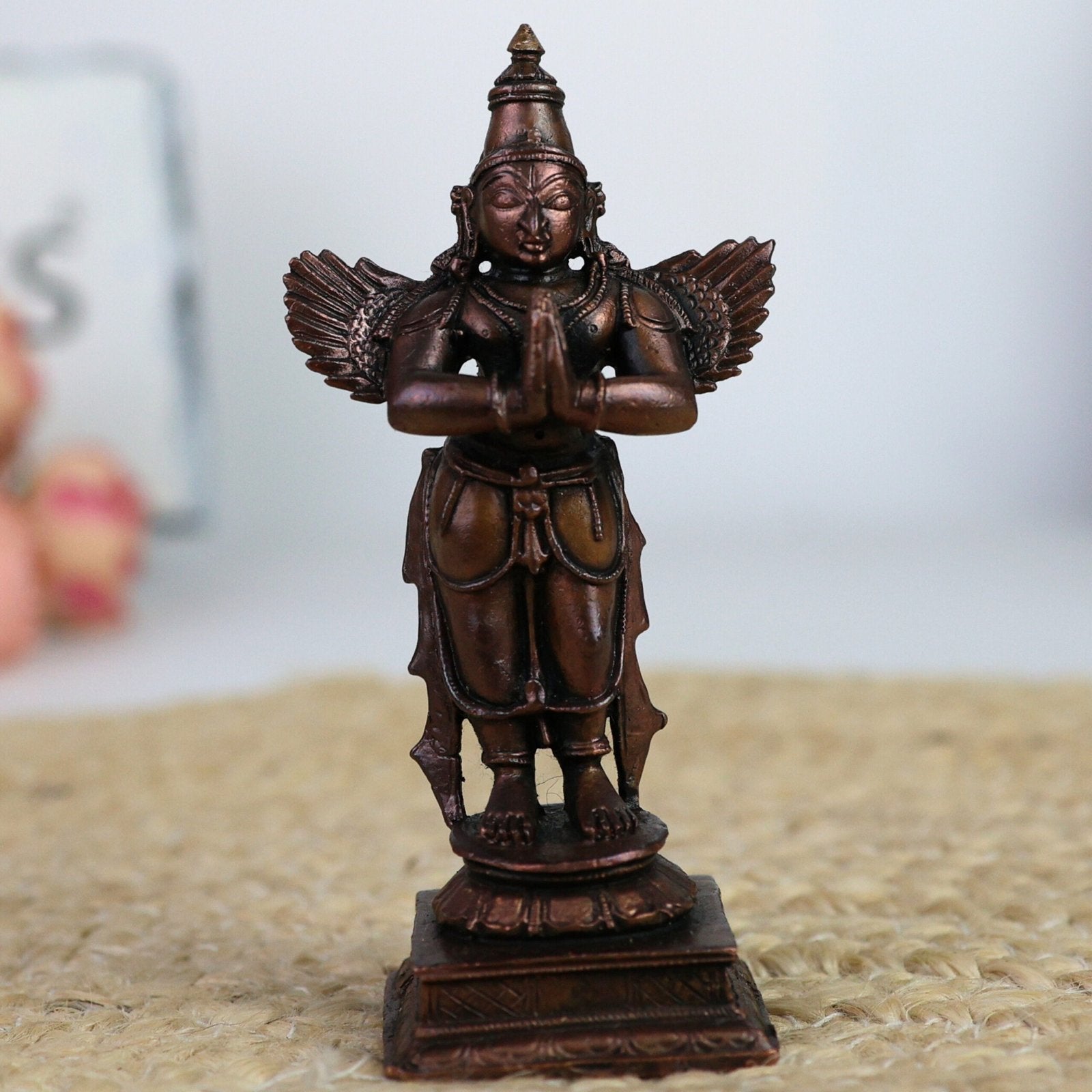 Exquisite Copper Garuda Dev Statue-ArtyCraftz.com