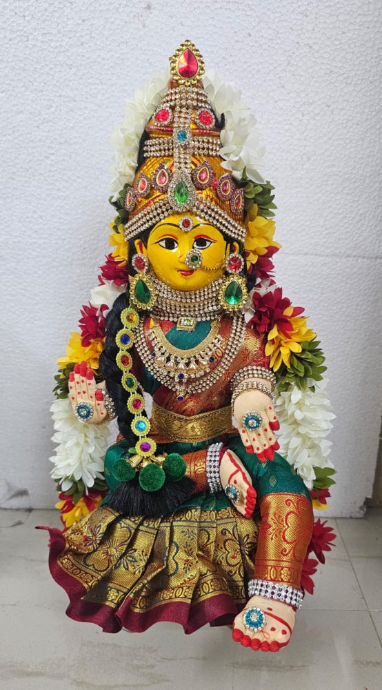 Exquisite Handcrafted Varalakshmi Doll-ArtyCraftz.com