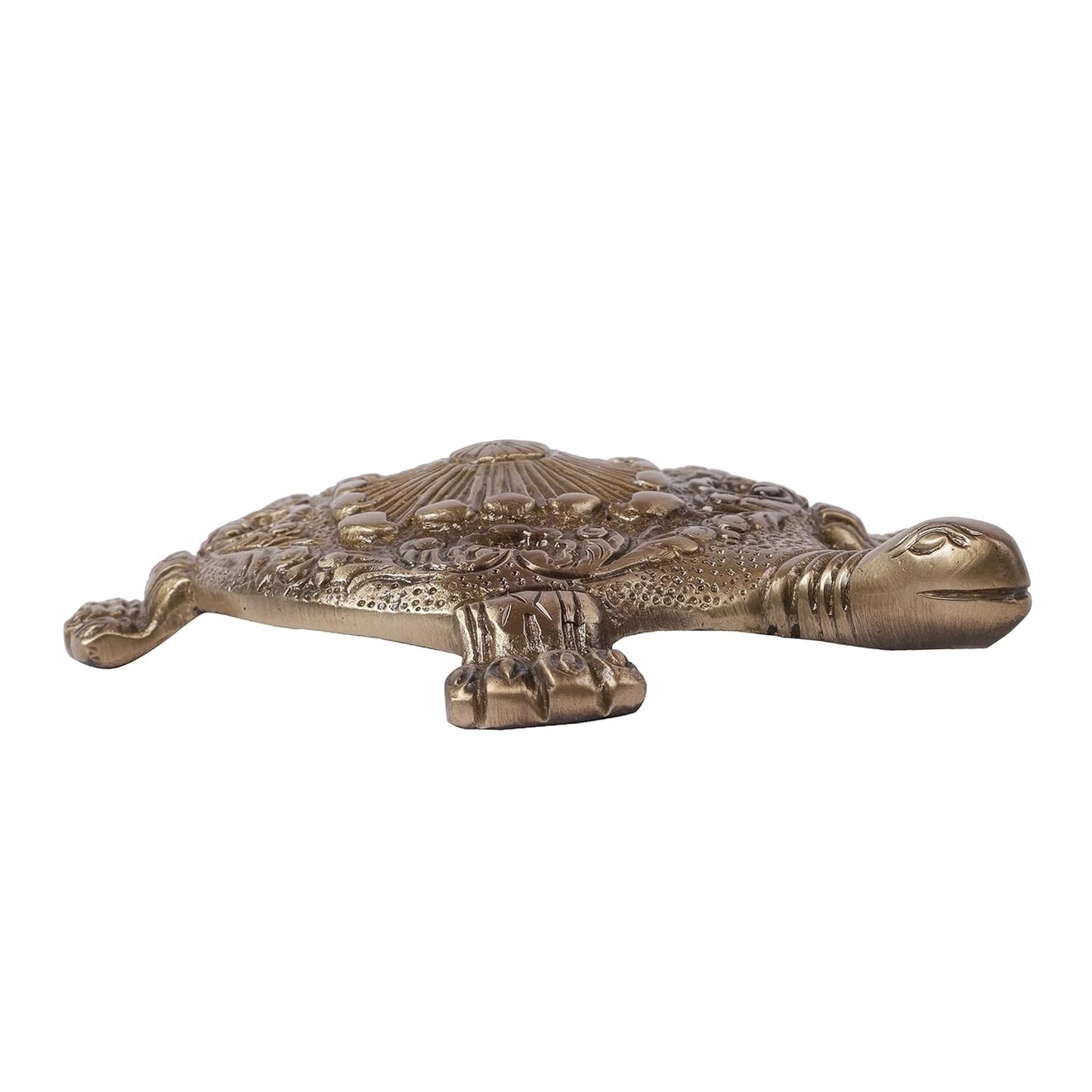 Feng Shui Brass Turtle Showpiece-ArtyCraftz.com