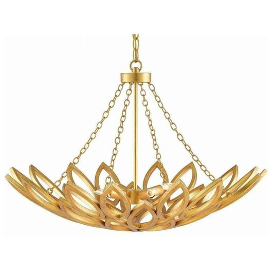 Floral Hanging Roof Mounted Chandelier - ArtyCraftz.com