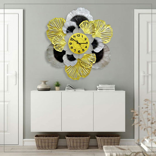 Flower of Happiness Metal Clock - ArtyCraftz.com