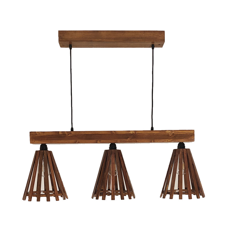 Funnel Brown 3 Series Hanging Lamp-ArtyCraftz.com