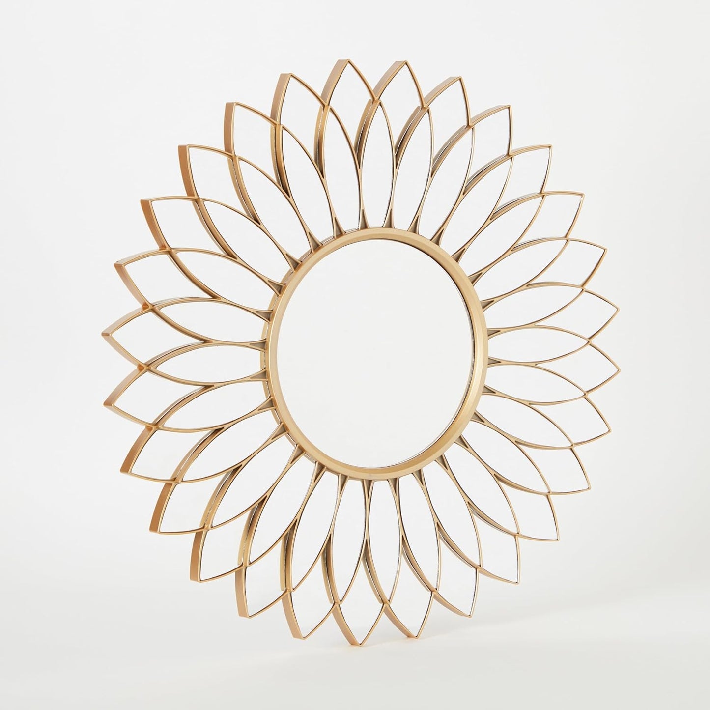 Fusion of Iron & Mirror Decorative Leaves Wall Mirror-ArtyCraftz.com