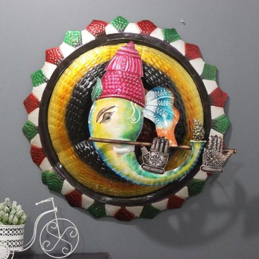 Ganesha Multi Round Circle 3d Wall Panels Living Room - ArtyCraftz.com