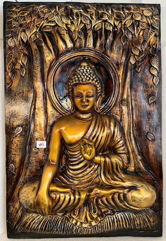 Gautam Buddha 3D Wall Mural for Living Room and Gifting - ArtyCraftz.com
