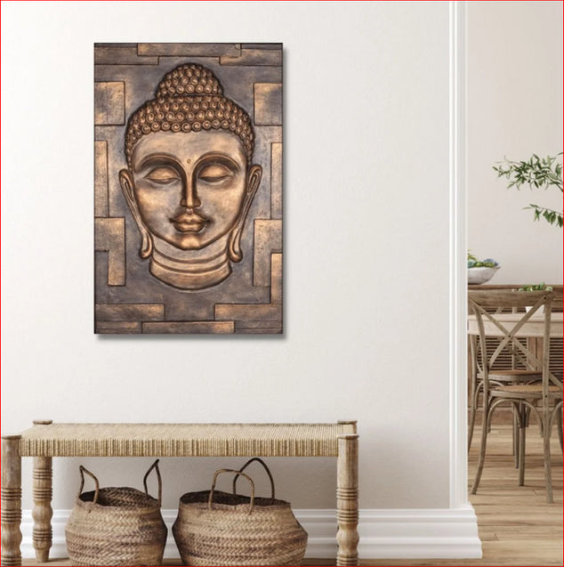 Gautam Buddha Resin Wall Mural-ArtyCraftz.com