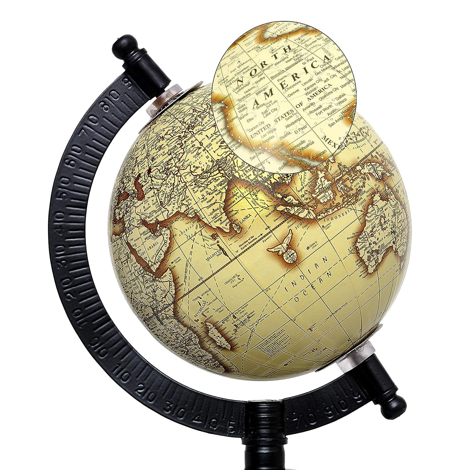 Geographical marking Educational 7 Inches Globe-ArtyCraftz.com