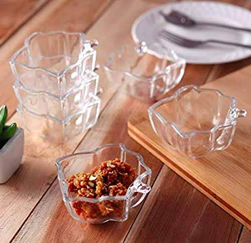 Glass Solid Dessert Bowl