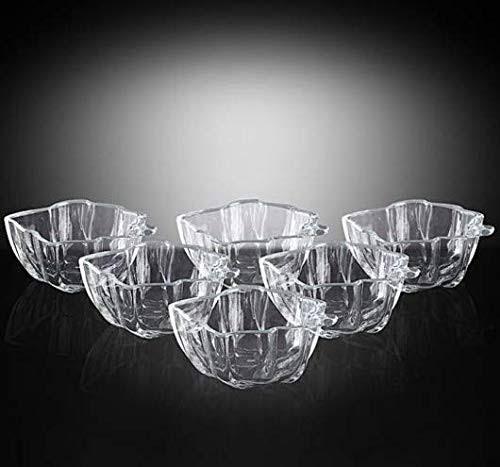 Glass Solid Dessert Bowl
