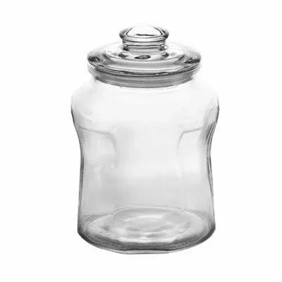 Glass Food Storage Jar with Lid - 2000 ml, 1 Pieces, Clear - ArtyCraftz.com